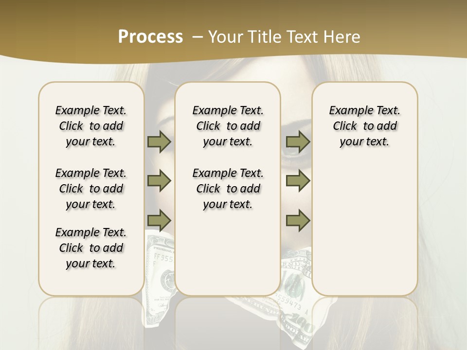 Young Beautiful Finance PowerPoint Template