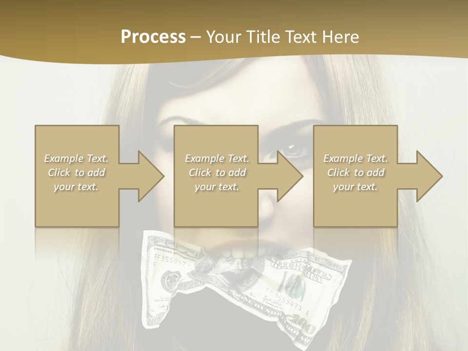 Young Beautiful Finance PowerPoint Template