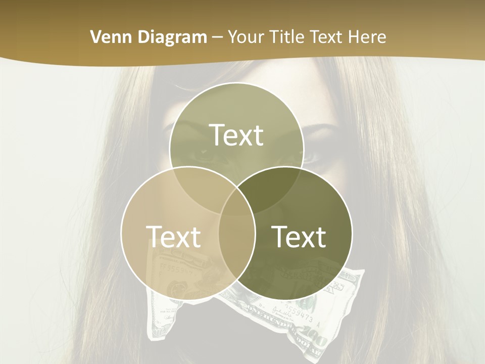 Young Beautiful Finance PowerPoint Template