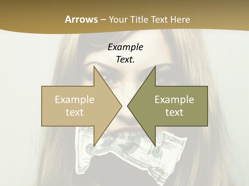 Young Beautiful Finance PowerPoint Template