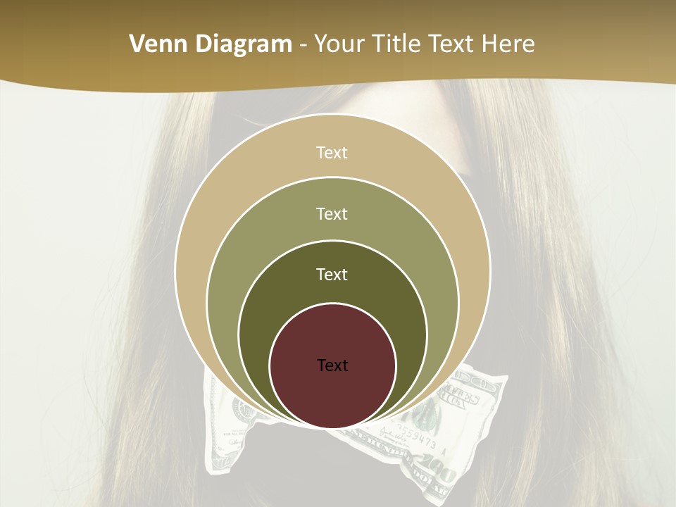 Young Beautiful Finance PowerPoint Template