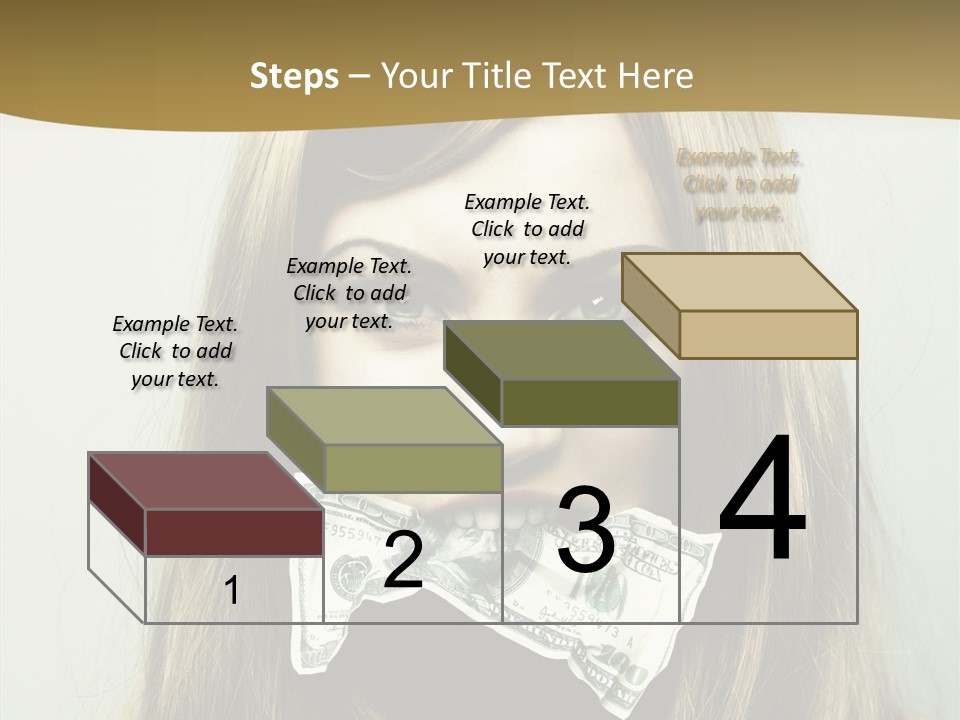 Young Beautiful Finance PowerPoint Template