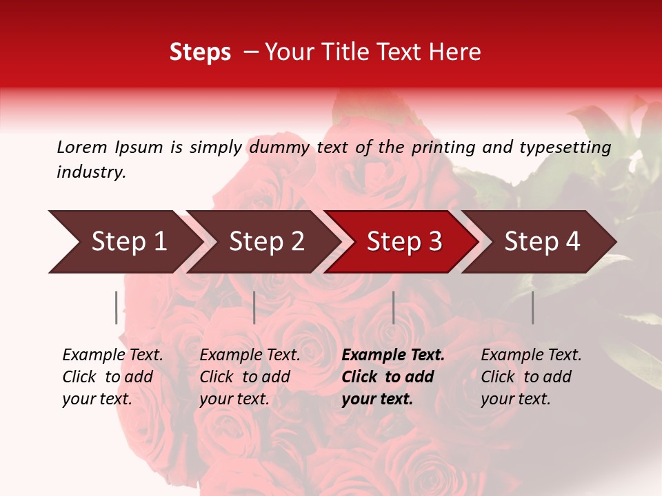 Red Roses PowerPoint Template
