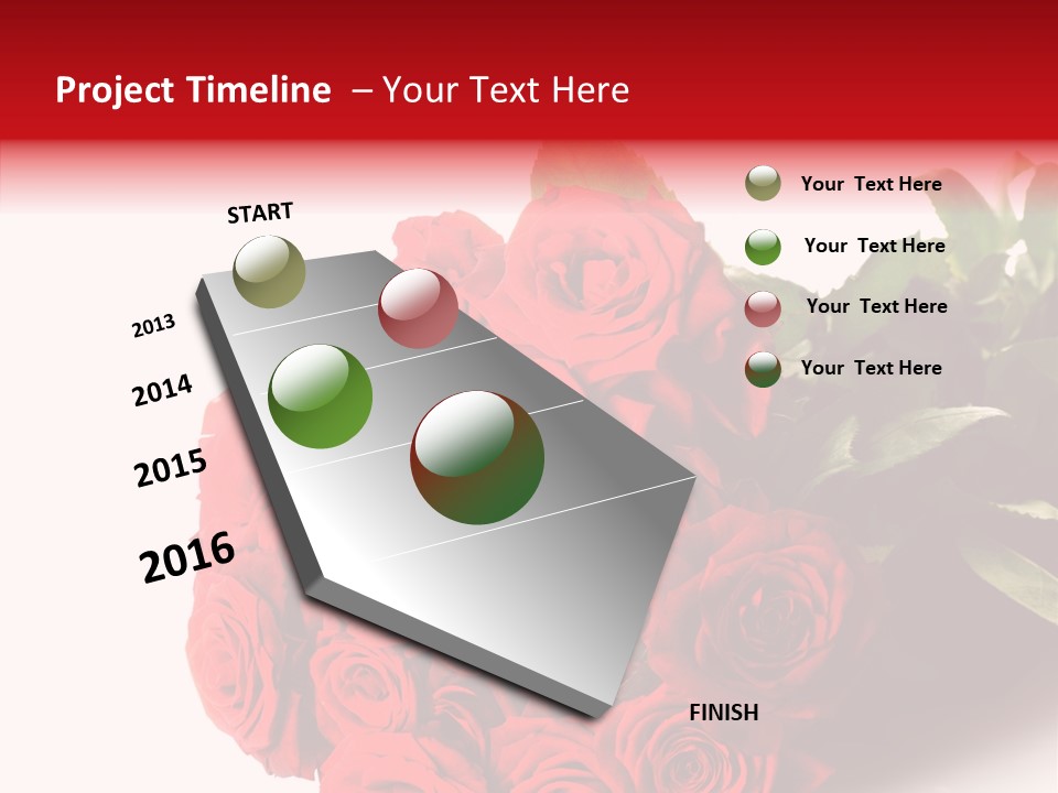 Red Roses PowerPoint Template