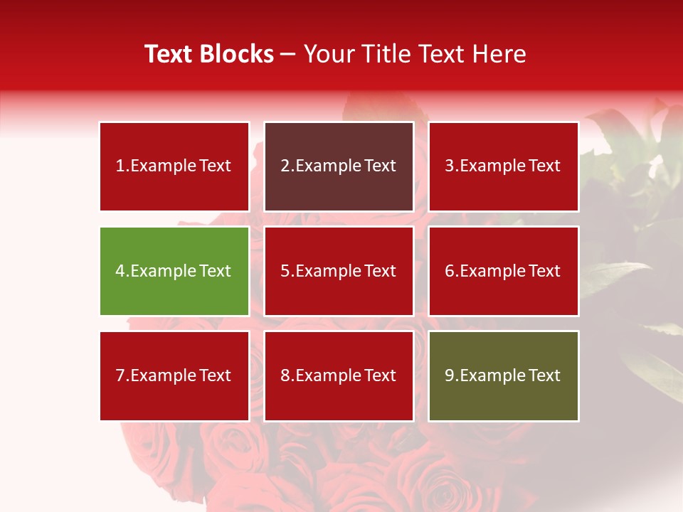 Red Roses PowerPoint Template