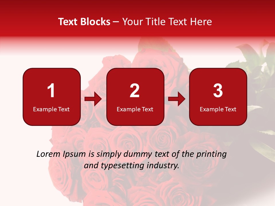 Red Roses PowerPoint Template