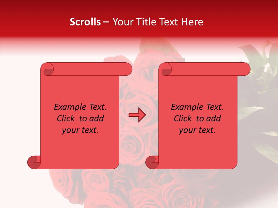 Red Roses PowerPoint Template