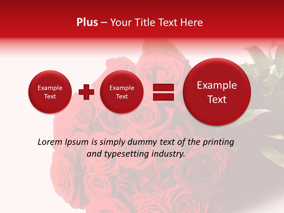 Red Roses PowerPoint Template