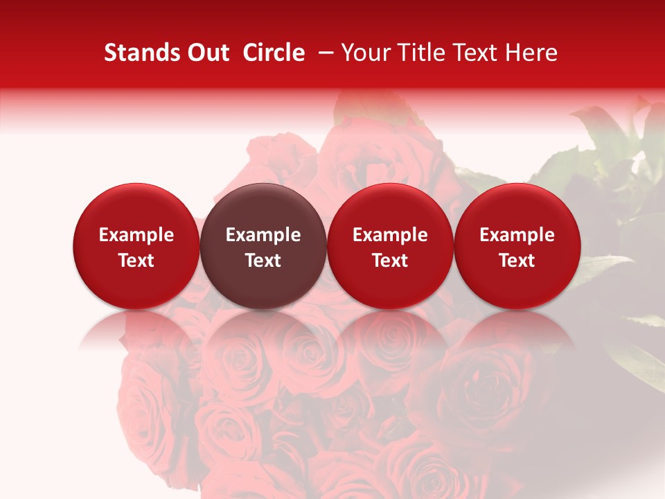Red Roses PowerPoint Template