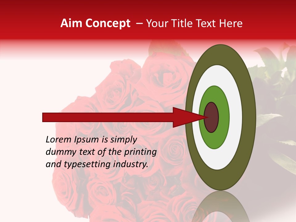 Red Roses PowerPoint Template