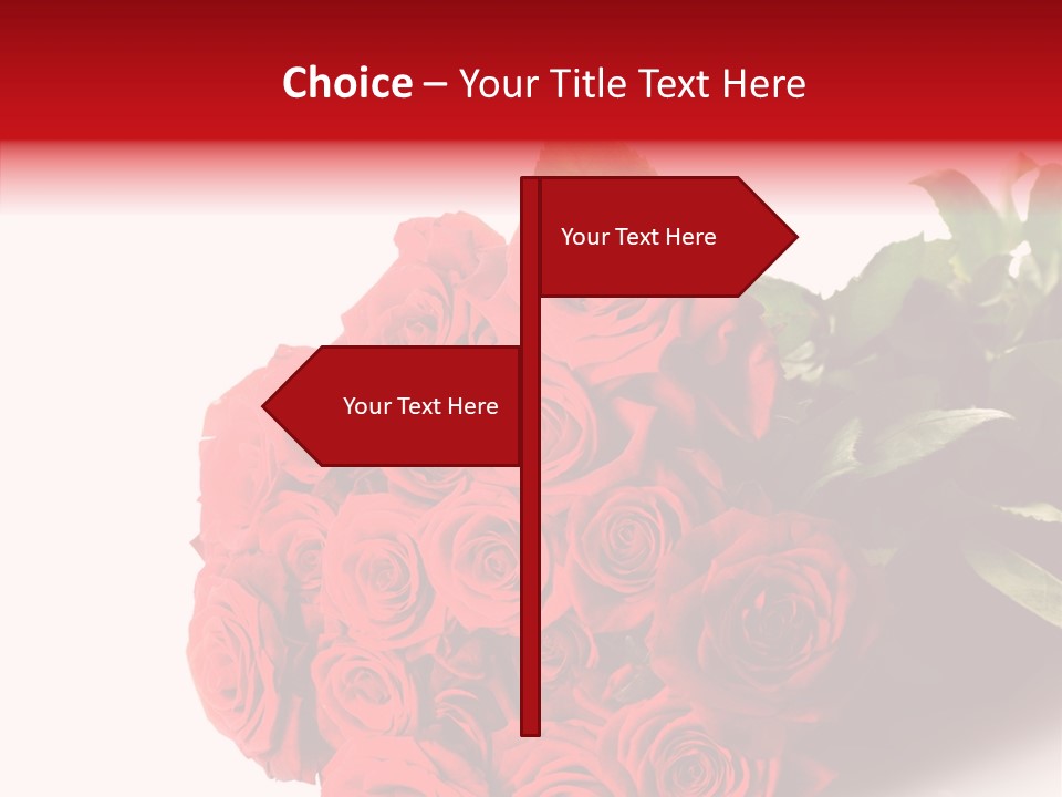 Red Roses PowerPoint Template