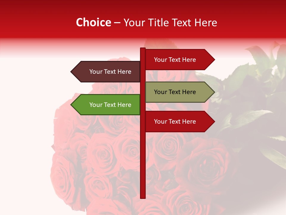 Red Roses PowerPoint Template