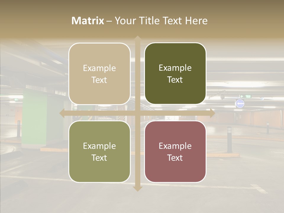 Parking Interior PowerPoint Template