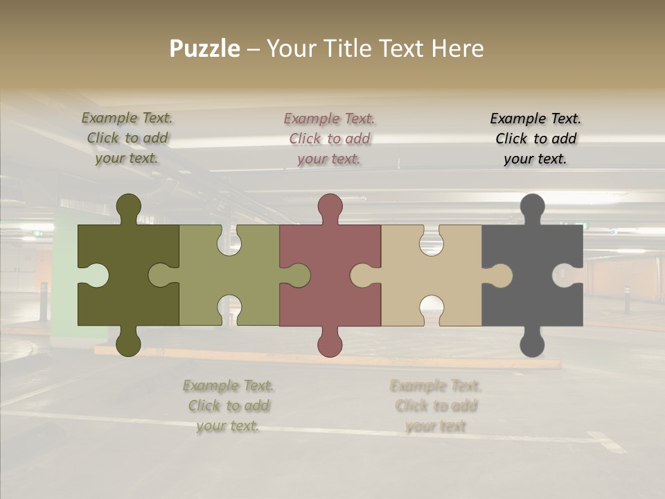 Parking Interior PowerPoint Template