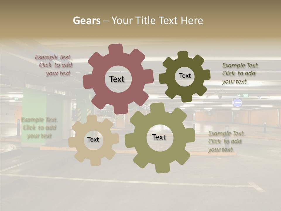 Parking Interior PowerPoint Template