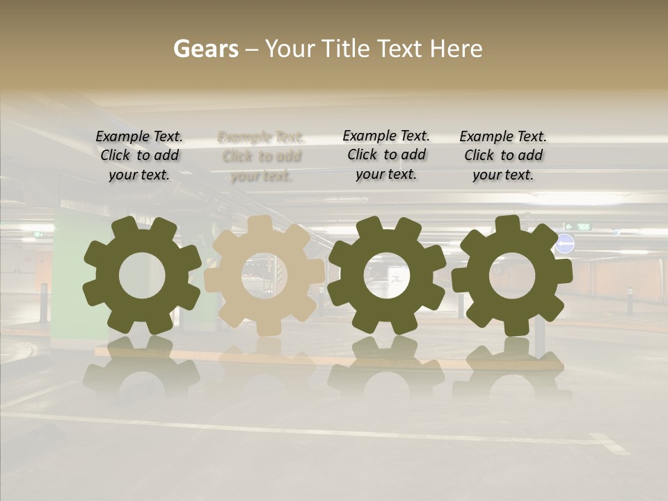 Parking Interior PowerPoint Template