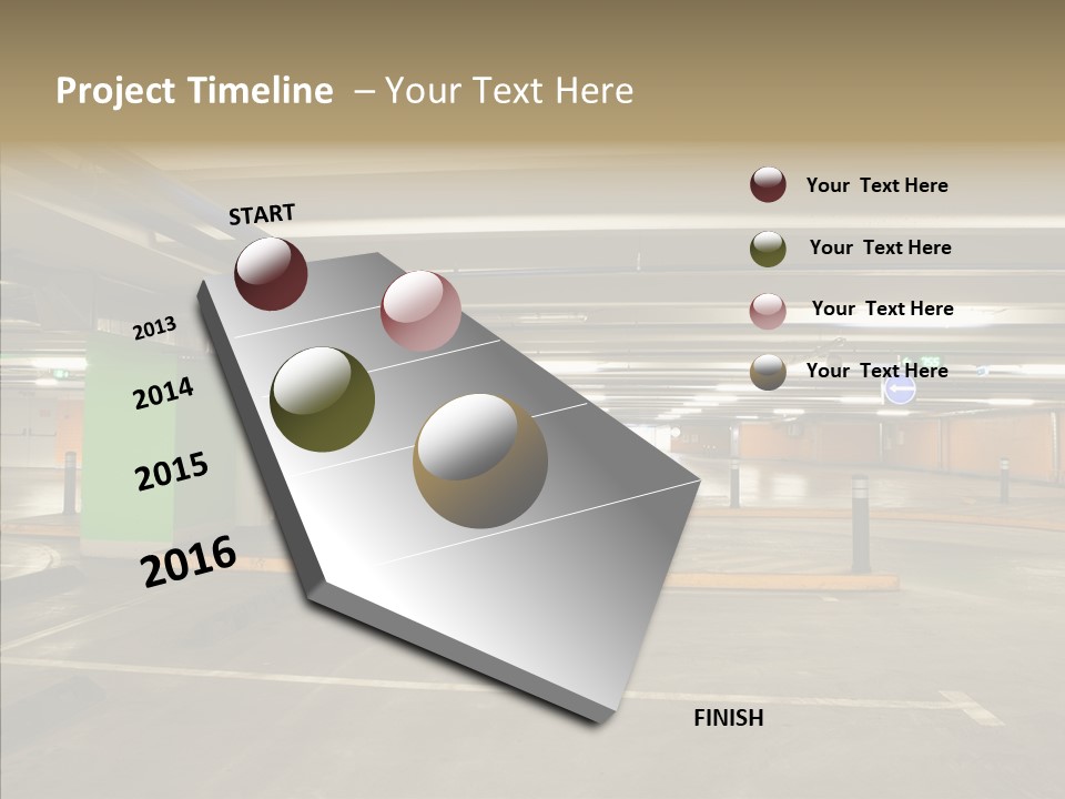 Parking Interior PowerPoint Template
