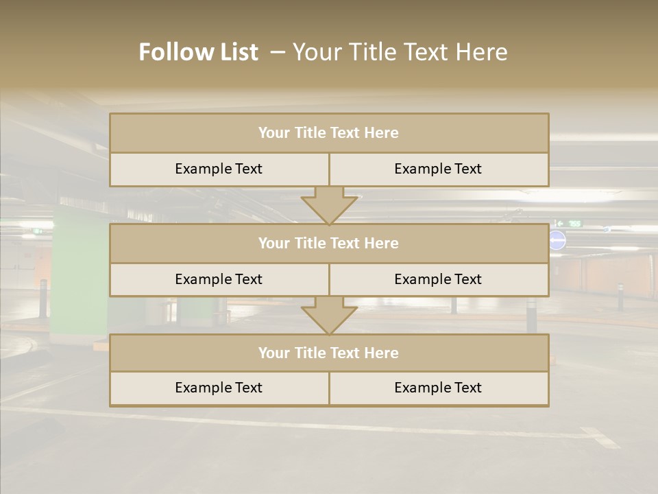 Parking Interior PowerPoint Template