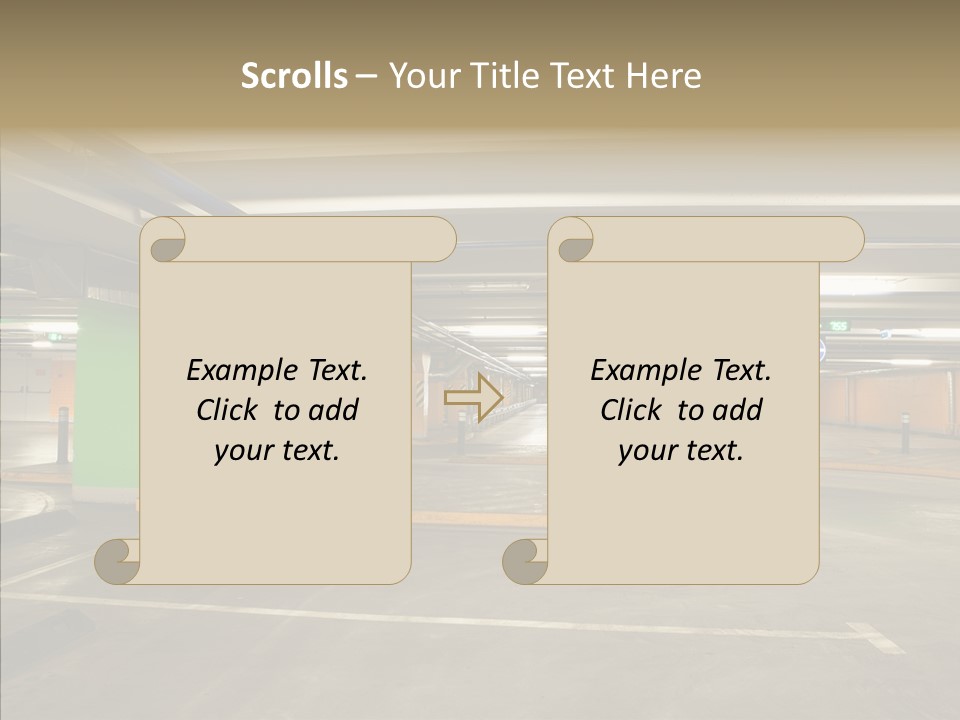 Parking Interior PowerPoint Template