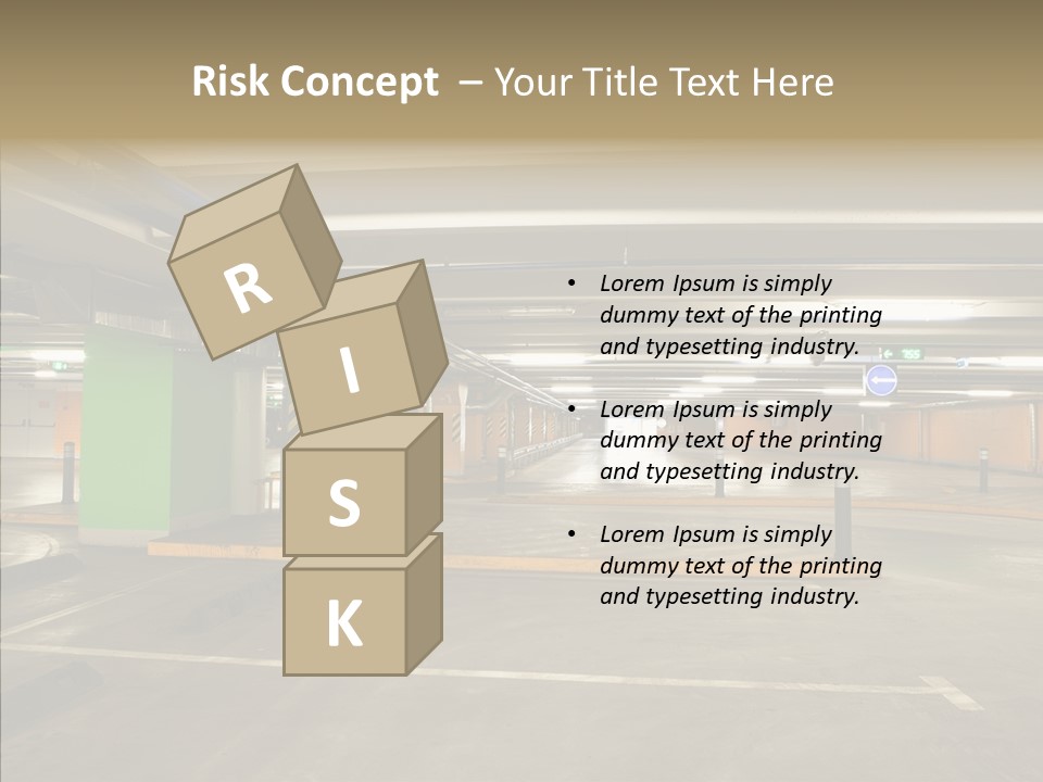 Parking Interior PowerPoint Template