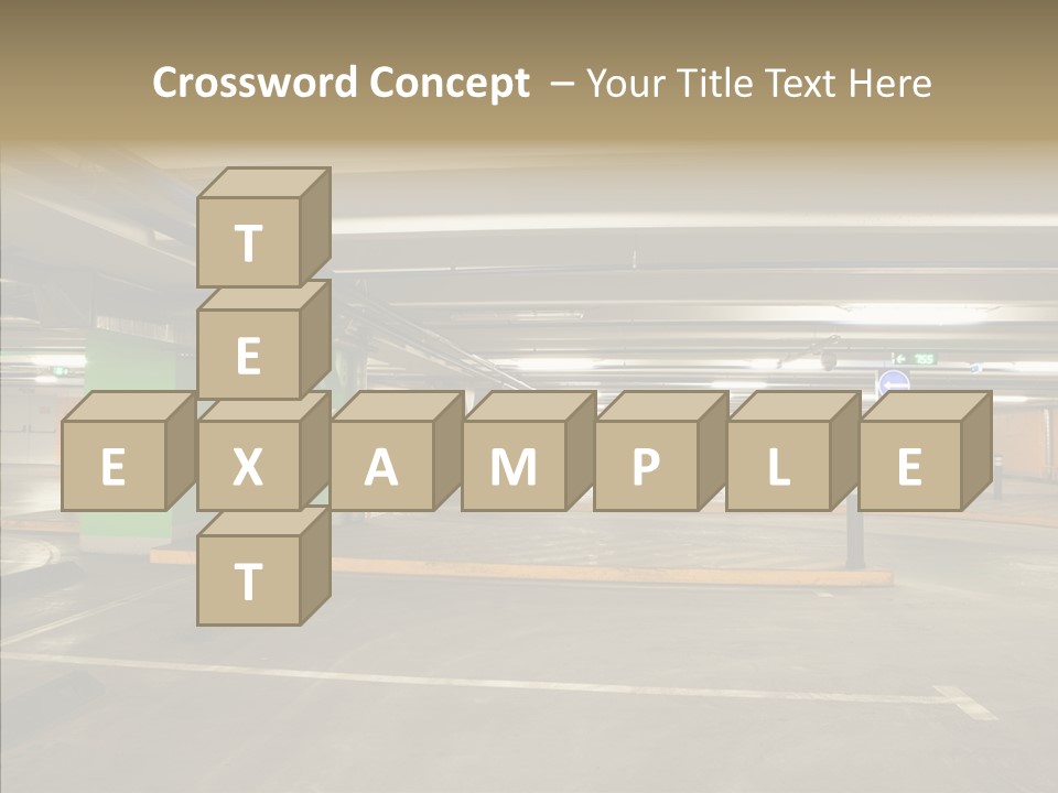 Parking Interior PowerPoint Template