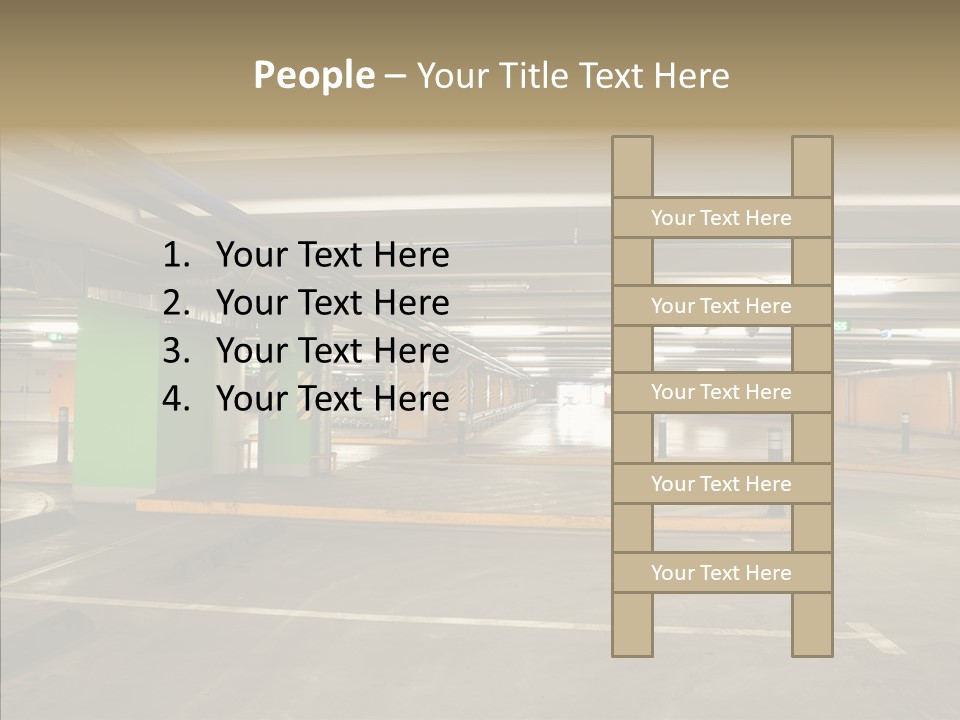 Parking Interior PowerPoint Template