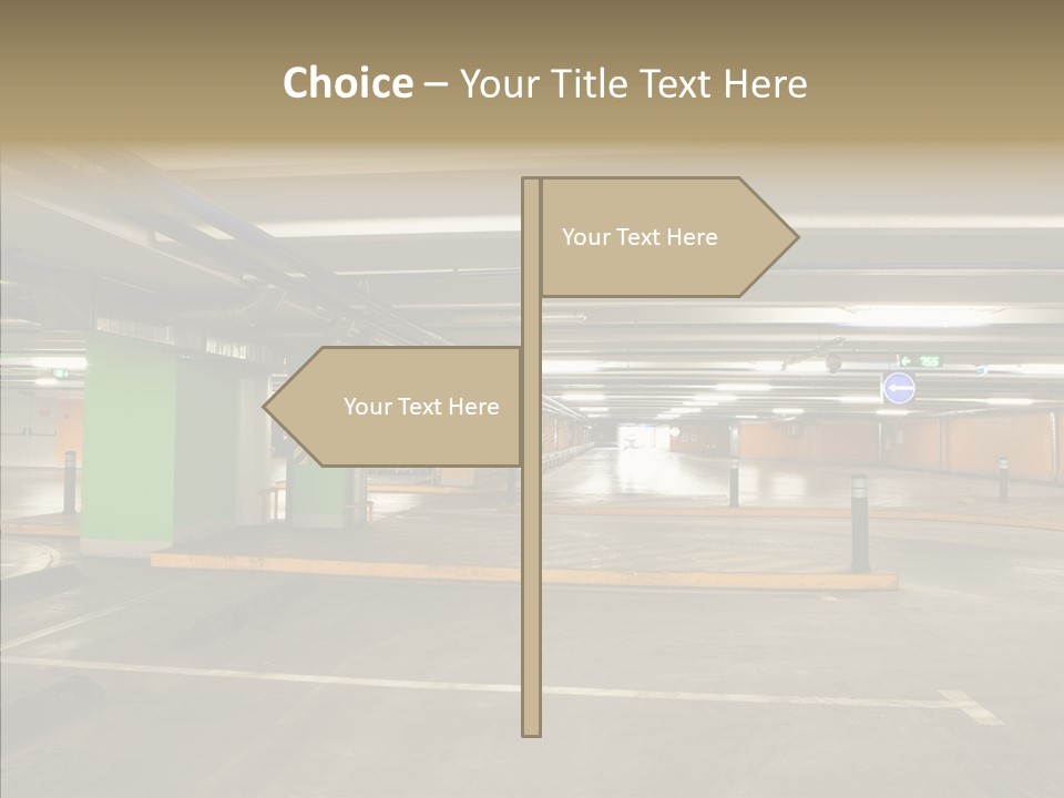 Parking Interior PowerPoint Template