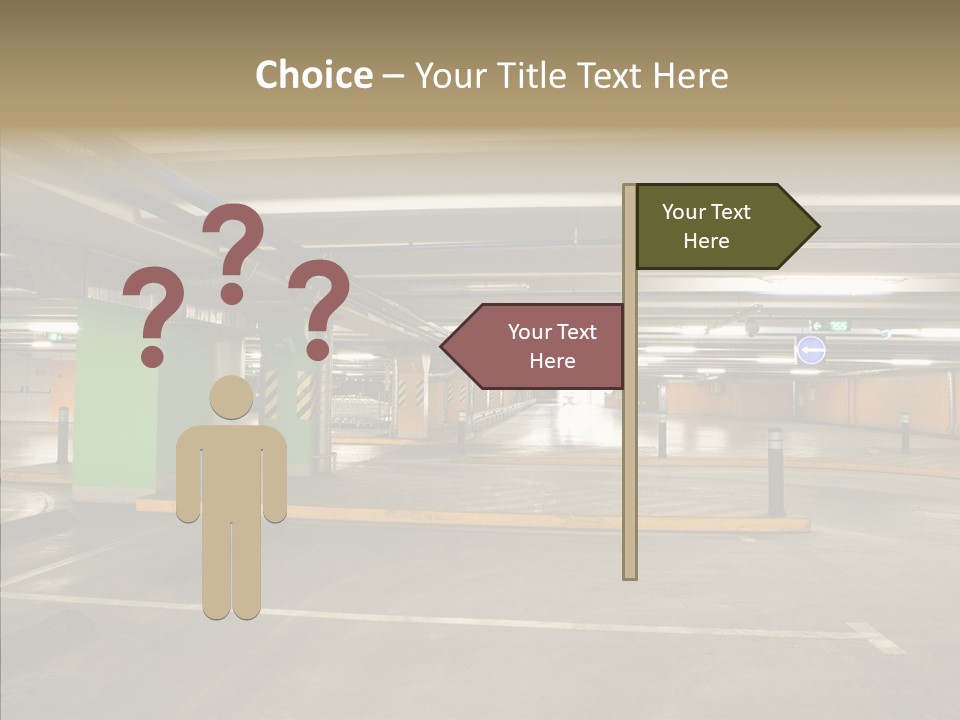 Parking Interior PowerPoint Template
