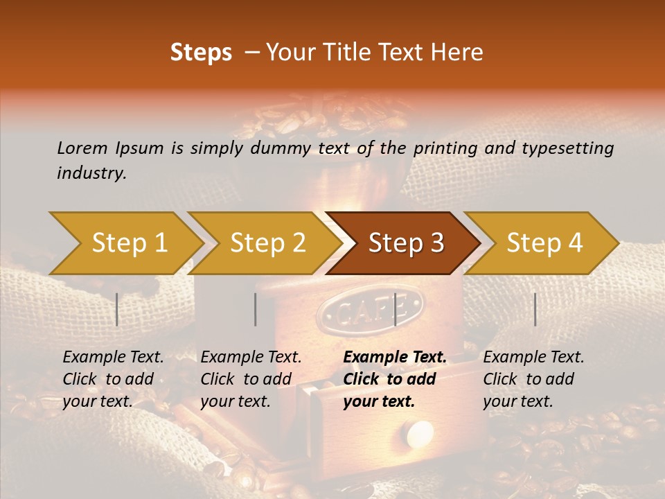 Coffee Store PowerPoint Template