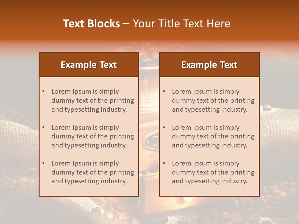 Coffee Store PowerPoint Template