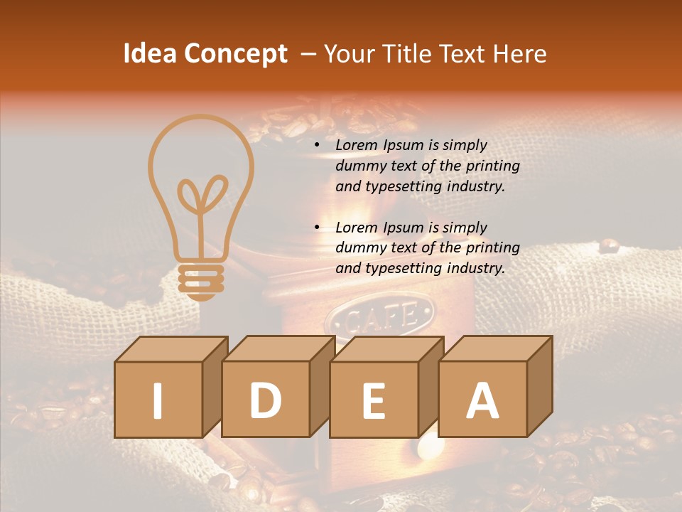 Coffee Store PowerPoint Template