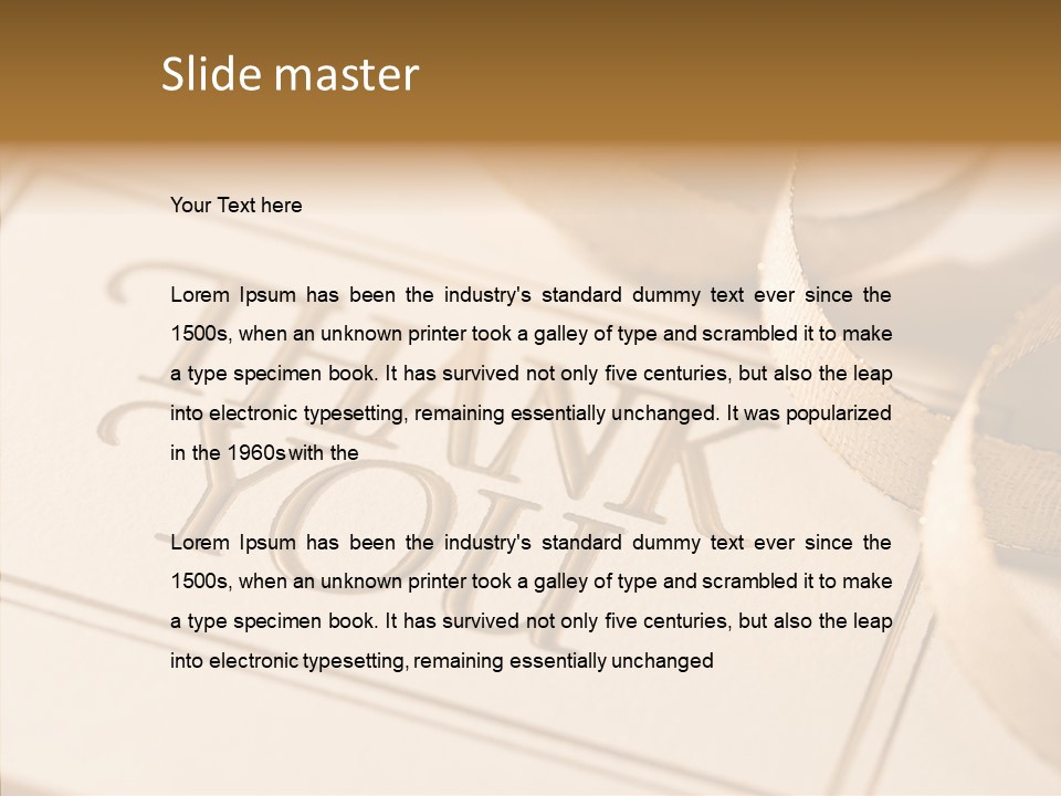 Thank You Note PowerPoint Template