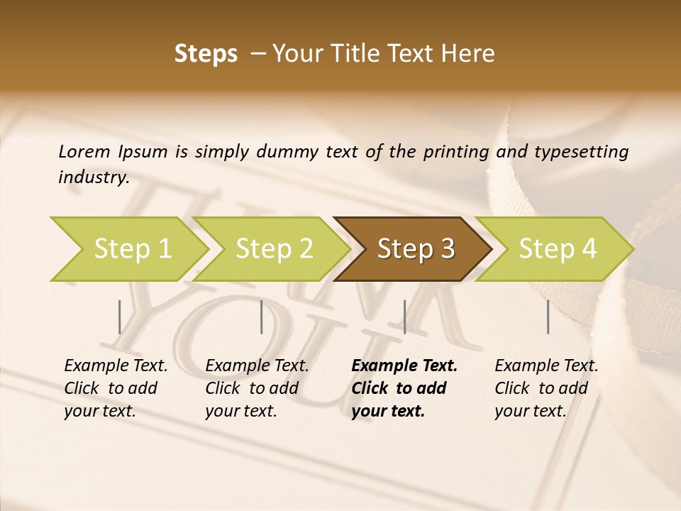 Thank You Note PowerPoint Template