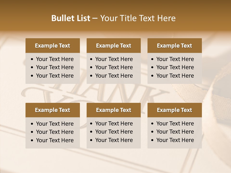 Thank You Note PowerPoint Template