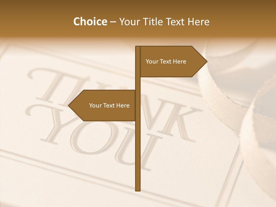 Thank You Note PowerPoint Template