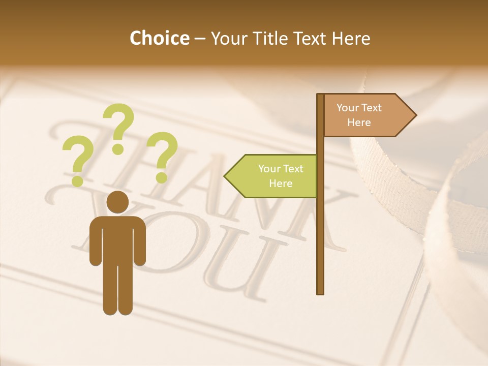 Thank You Note PowerPoint Template