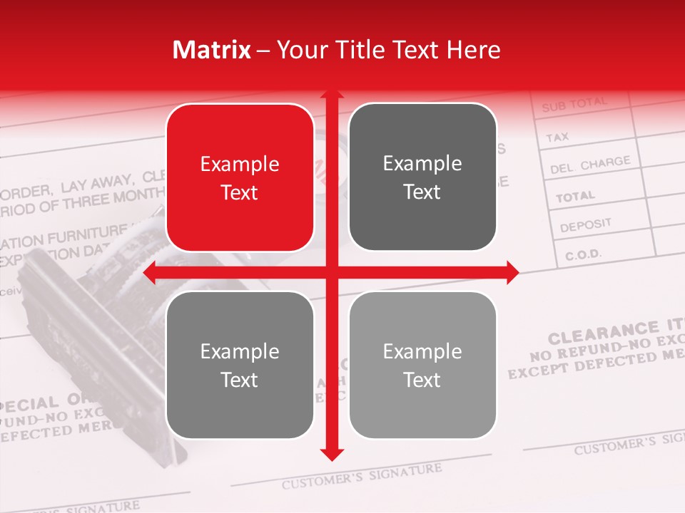 Card Month Date PowerPoint Template