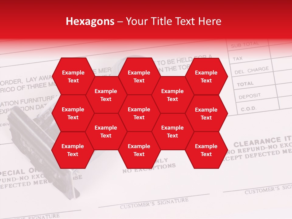 Card Month Date PowerPoint Template