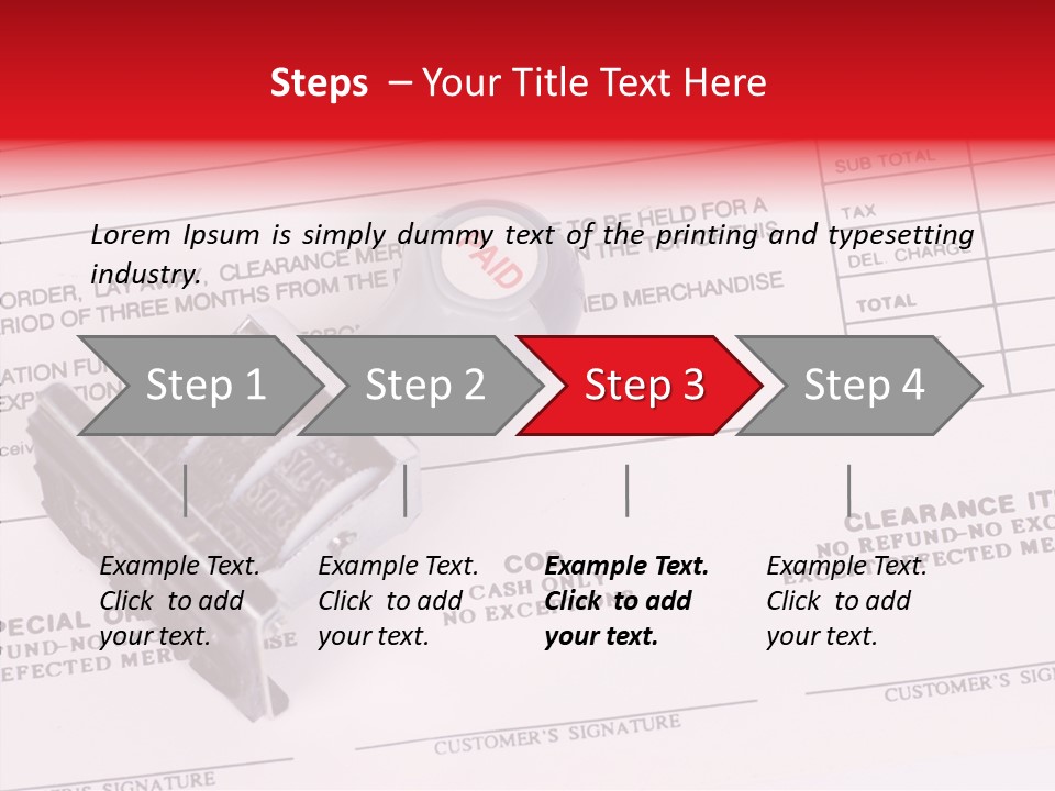 Card Month Date PowerPoint Template