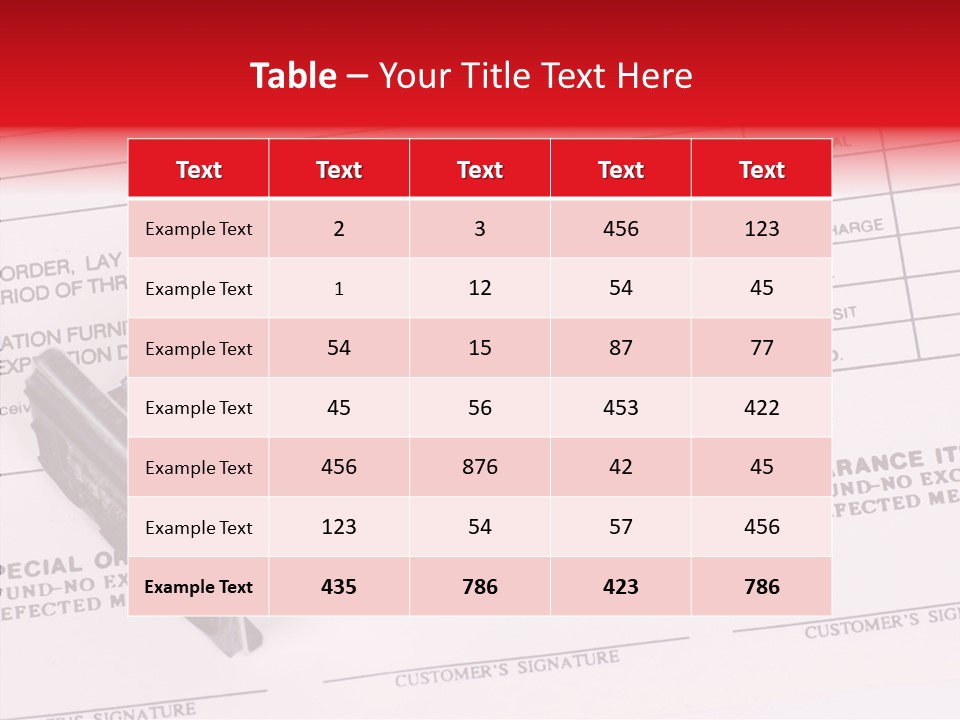Card Month Date PowerPoint Template