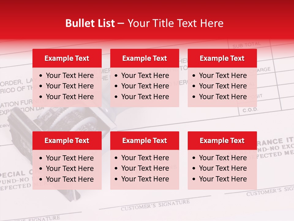 Card Month Date PowerPoint Template