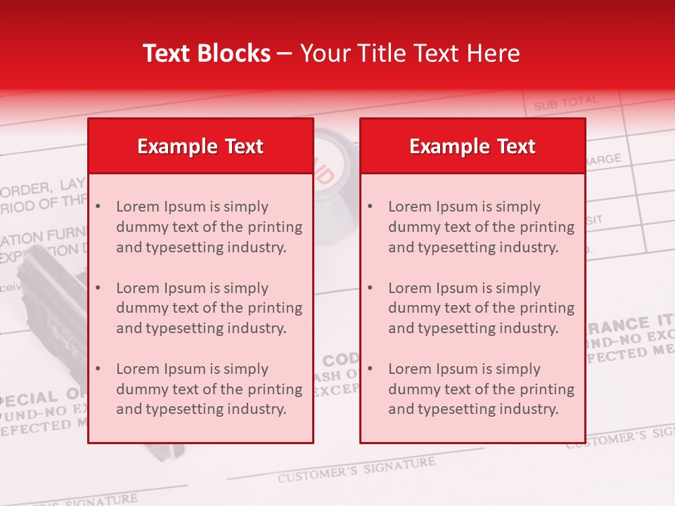Card Month Date PowerPoint Template