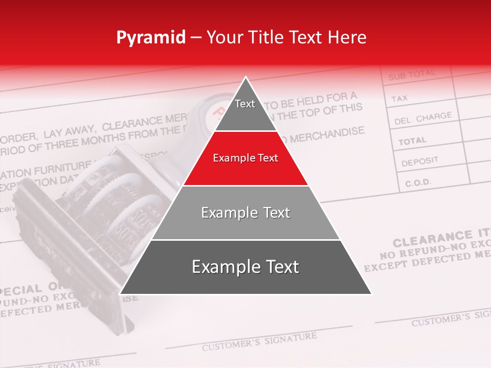 Card Month Date PowerPoint Template