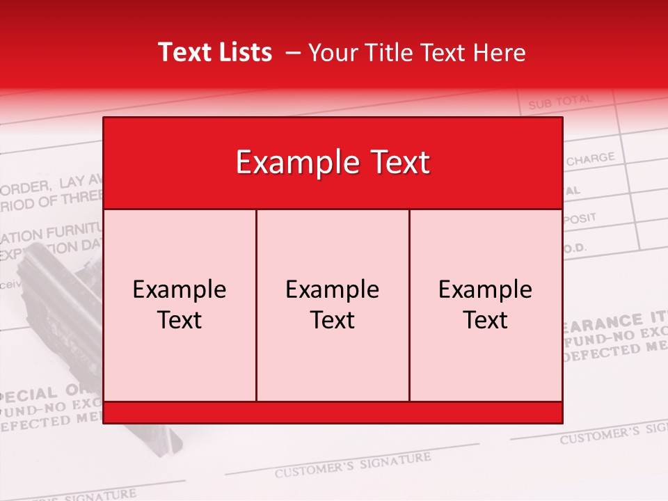 Card Month Date PowerPoint Template