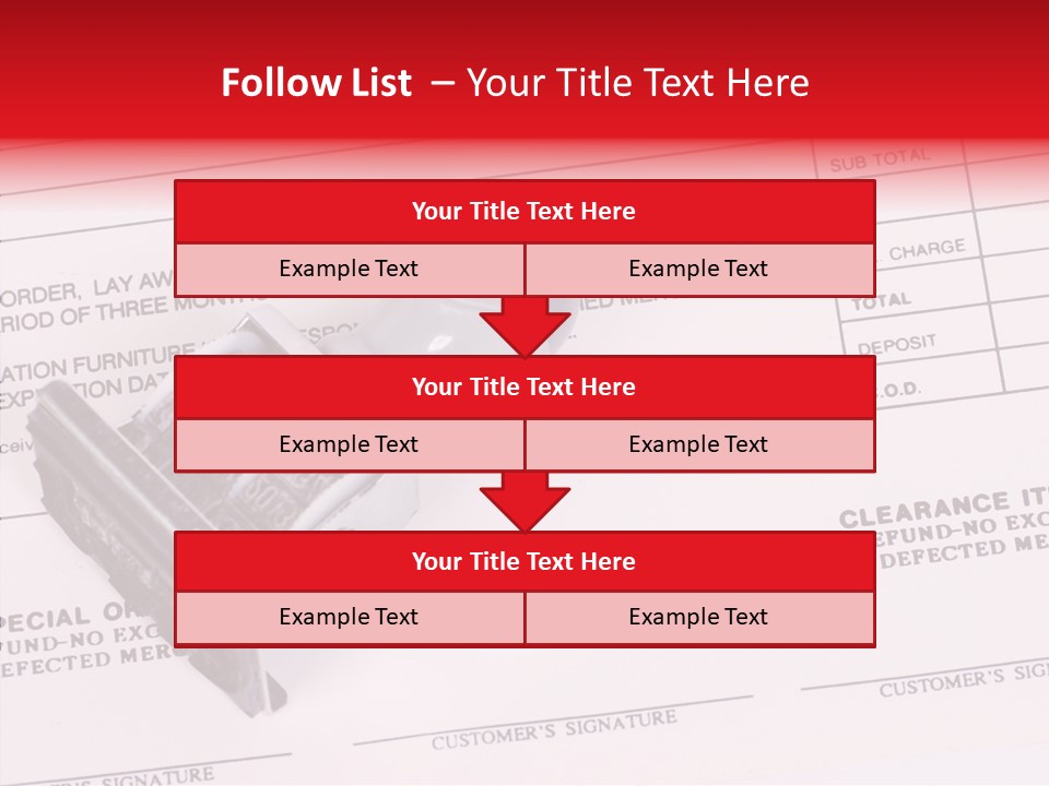 Card Month Date PowerPoint Template