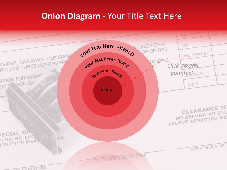 Card Month Date PowerPoint Template