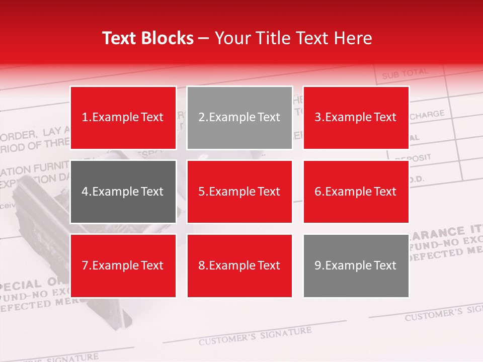 Card Month Date PowerPoint Template