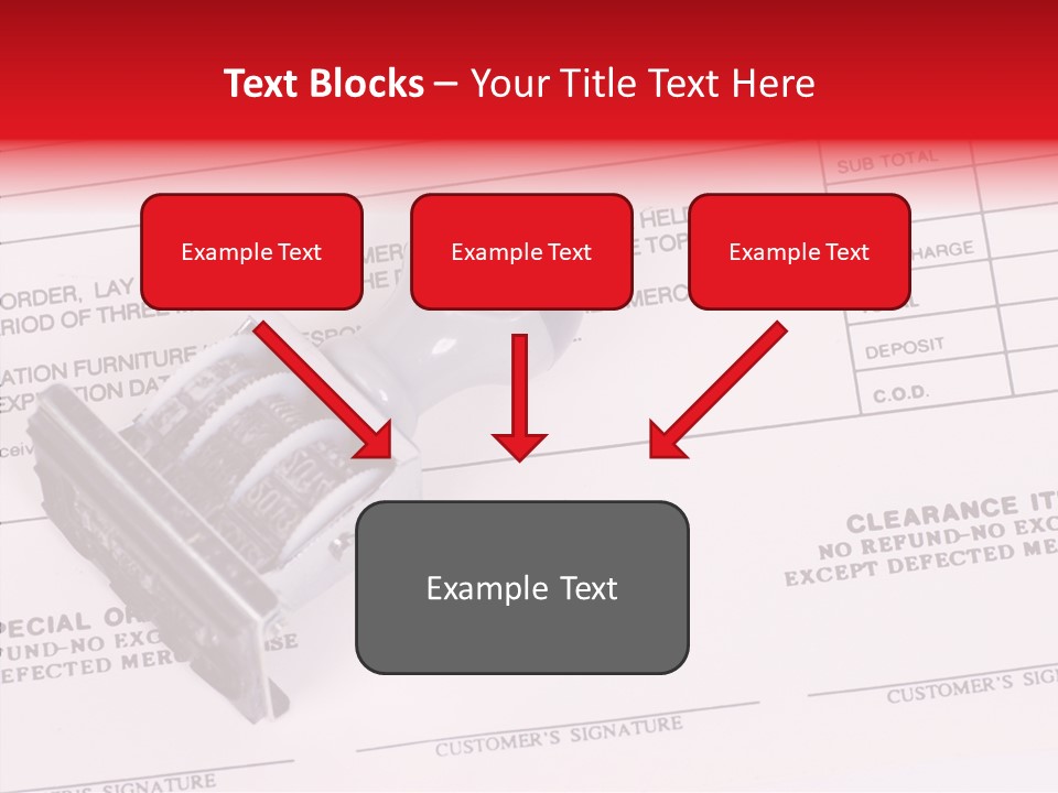Card Month Date PowerPoint Template