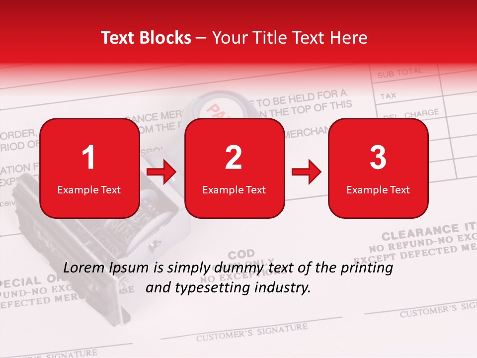 Card Month Date PowerPoint Template