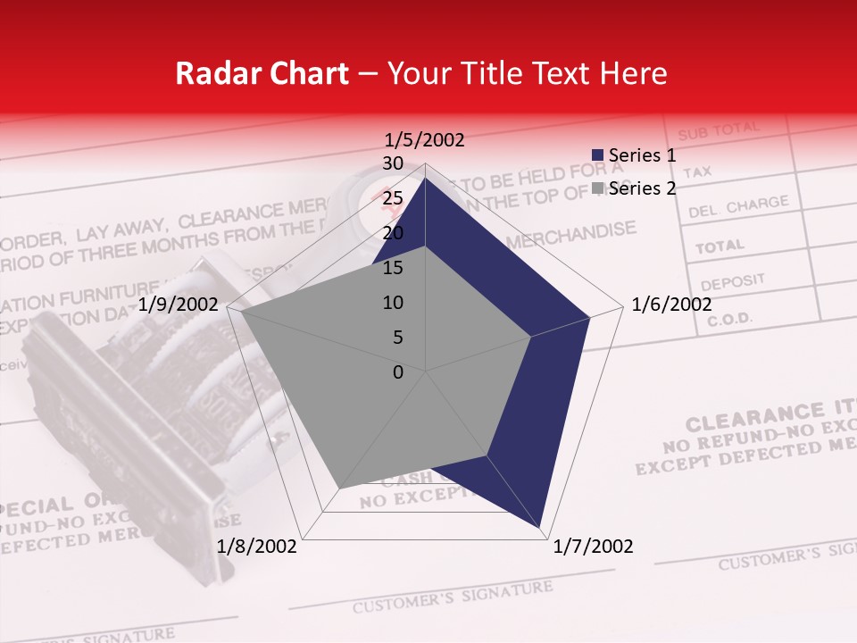 Card Month Date PowerPoint Template
